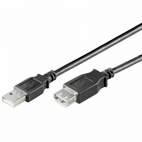 USB extension cable, 500 cm