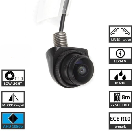 Universal parking camera WIDE 1080p AHD