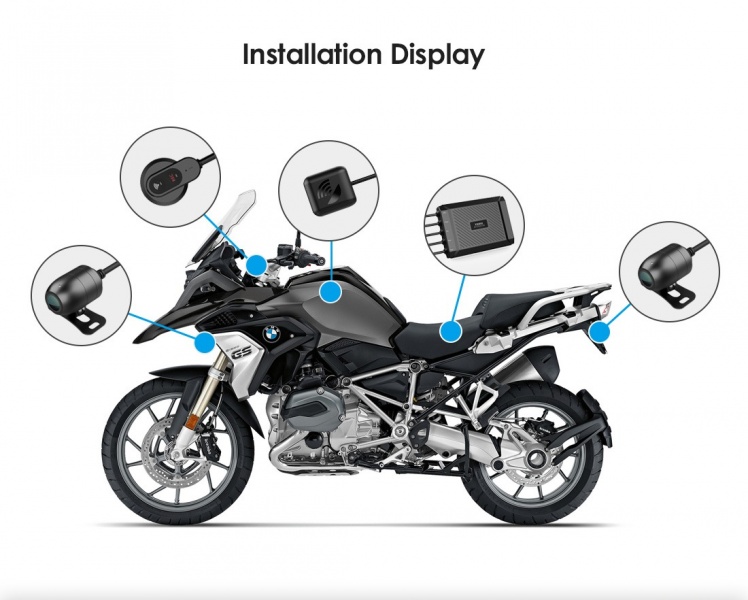 Alarm system for motorbikes